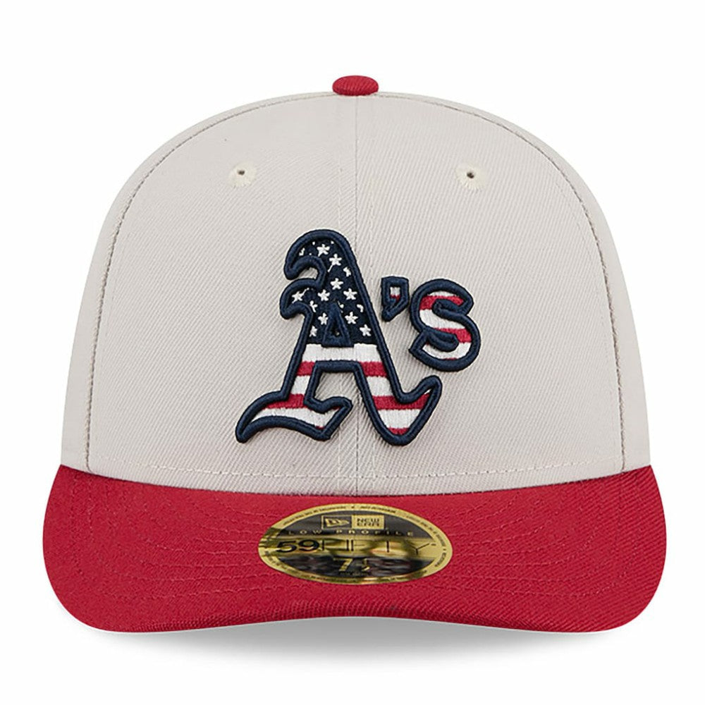 Athletics New Era 2024 Fourth of July Low Profile 59FIFTY Fitted Hat On Sale