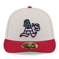 Athletics New Era 2024 Fourth of July Low Profile 59FIFTY Fitted Hat On Sale