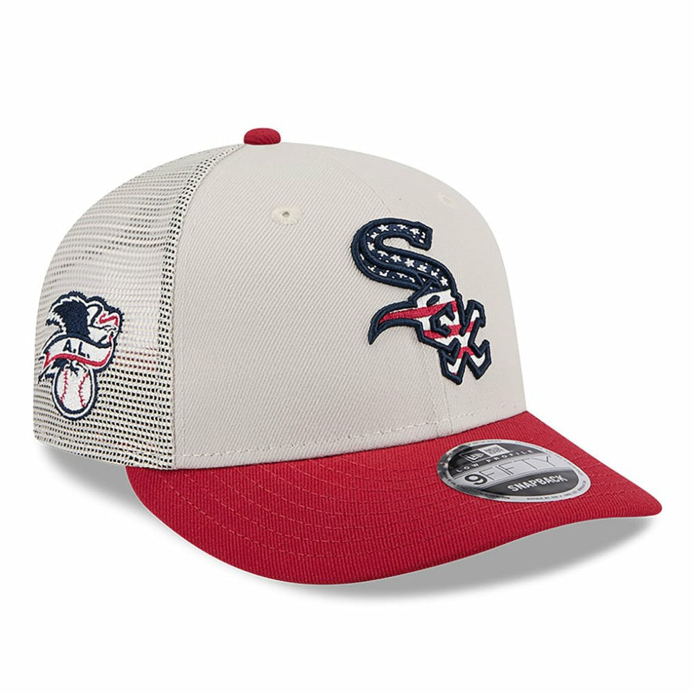 Chicago White Sox New Era 2024 Fourth of July Trucker Low Profile 9FIFTY Snapback Hat discount