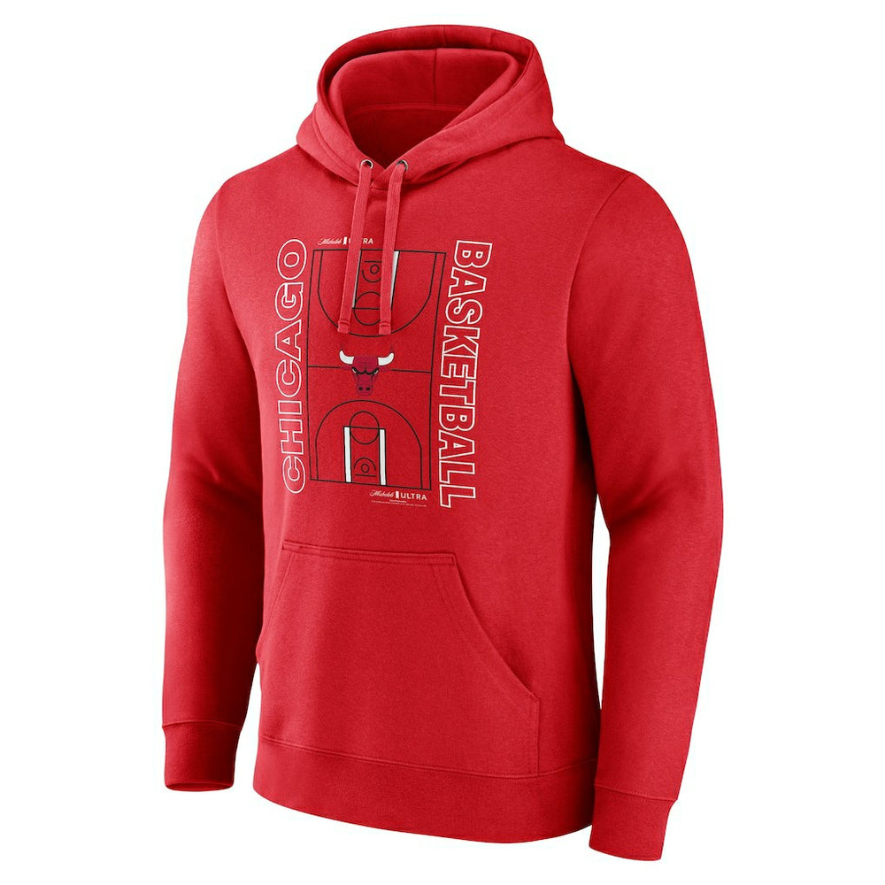 NBA - Chicago Bulls Michelob Ultra Full Court Pullover Hoodie - Red