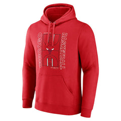 NBA - Chicago Bulls Michelob Ultra Full Court Pullover Hoodie - Red
