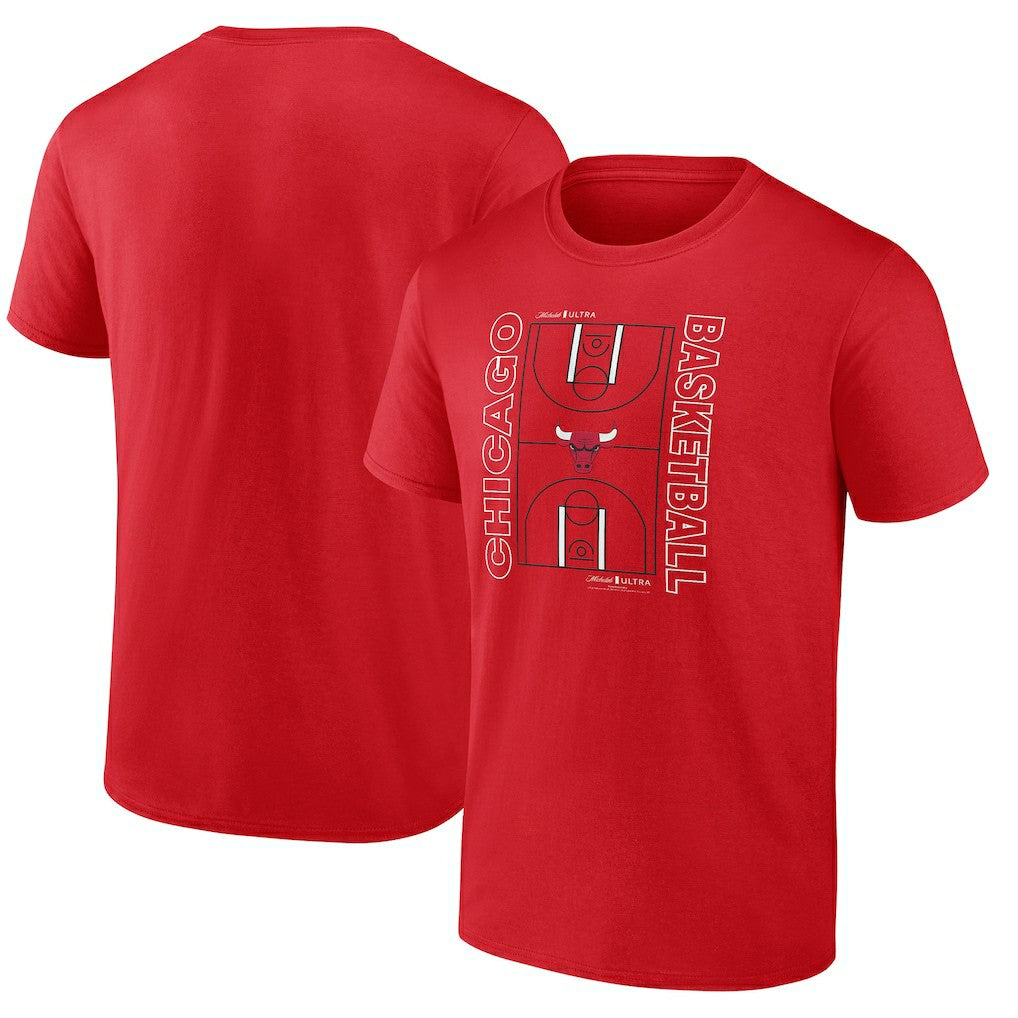 NBA - Chicago Bulls Michelob Ultra Full Court T-Shirt - Red