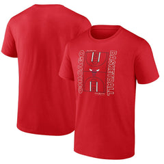 NBA - Chicago Bulls Michelob Ultra Full Court T-Shirt - Red
