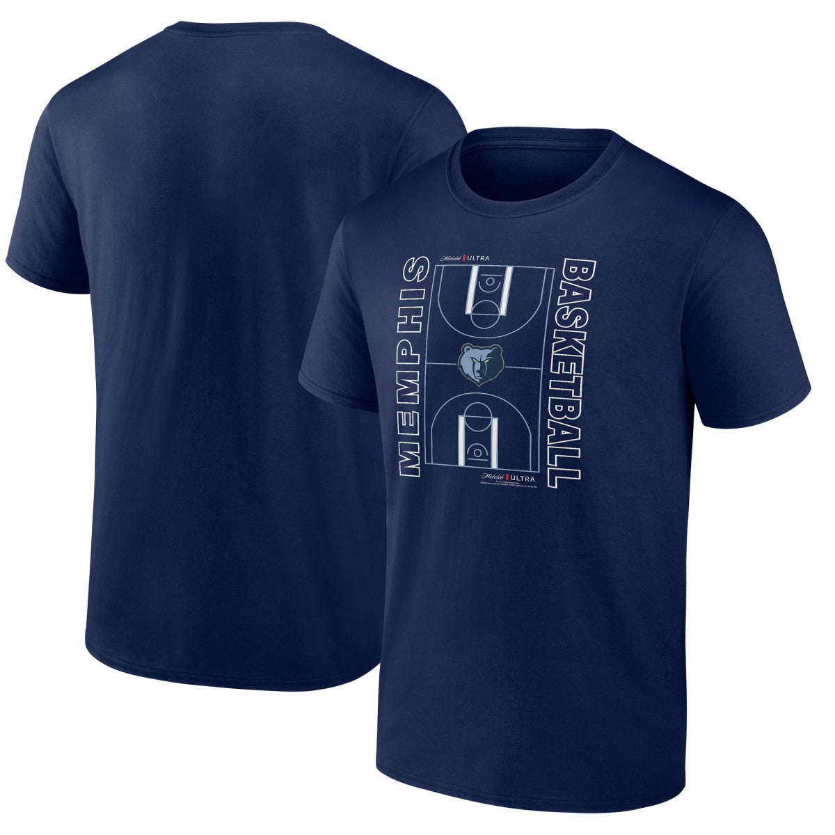 NBA - Memphis Grizzlies Michelob Ultra Full Court T-Shirt - Navy