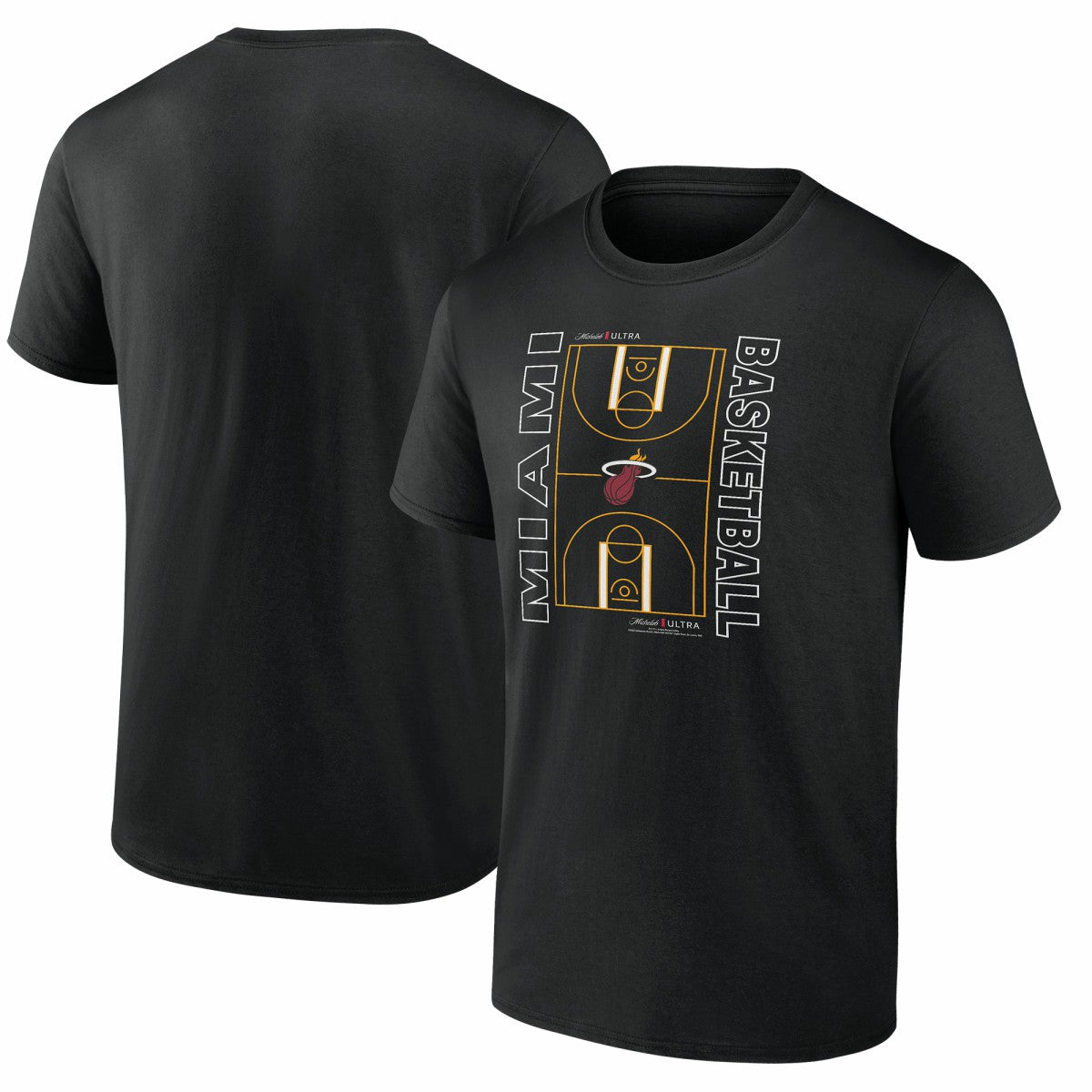 NBA - Miami Heat Michelob Ultra Full Court T-Shirt - Black