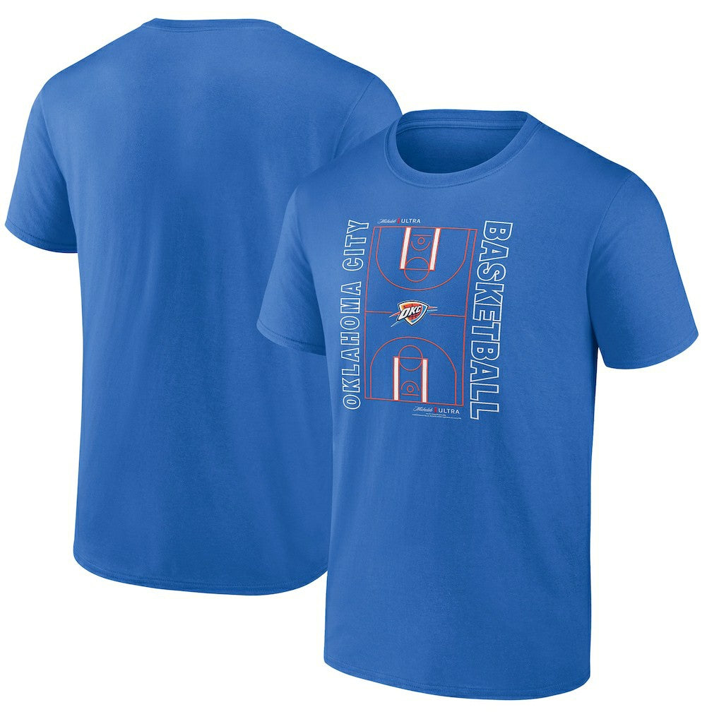 NBA - Oklahoma City Thunder Michelob Ultra Full Court T-Shirt - Blue