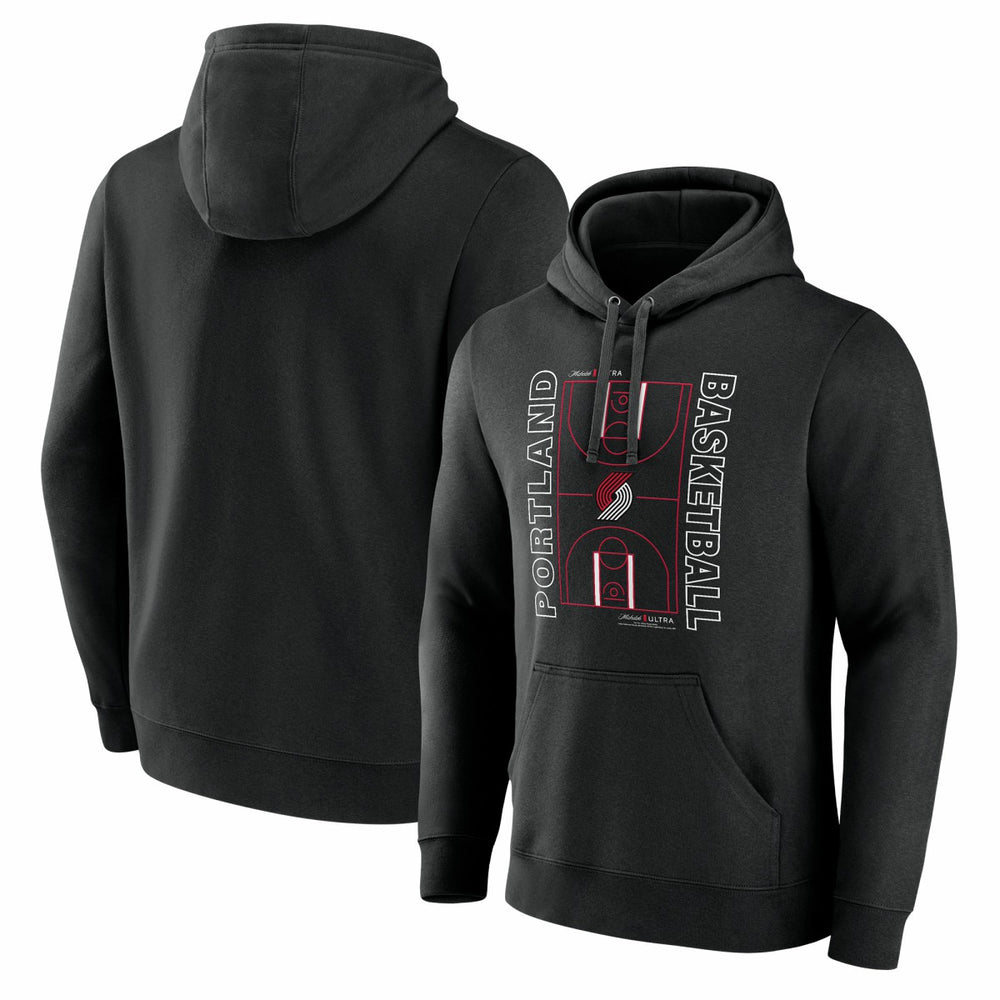 NBA - Portland Trail Blazers Michelob Ultra Full Court Pullover Hoodie - Black