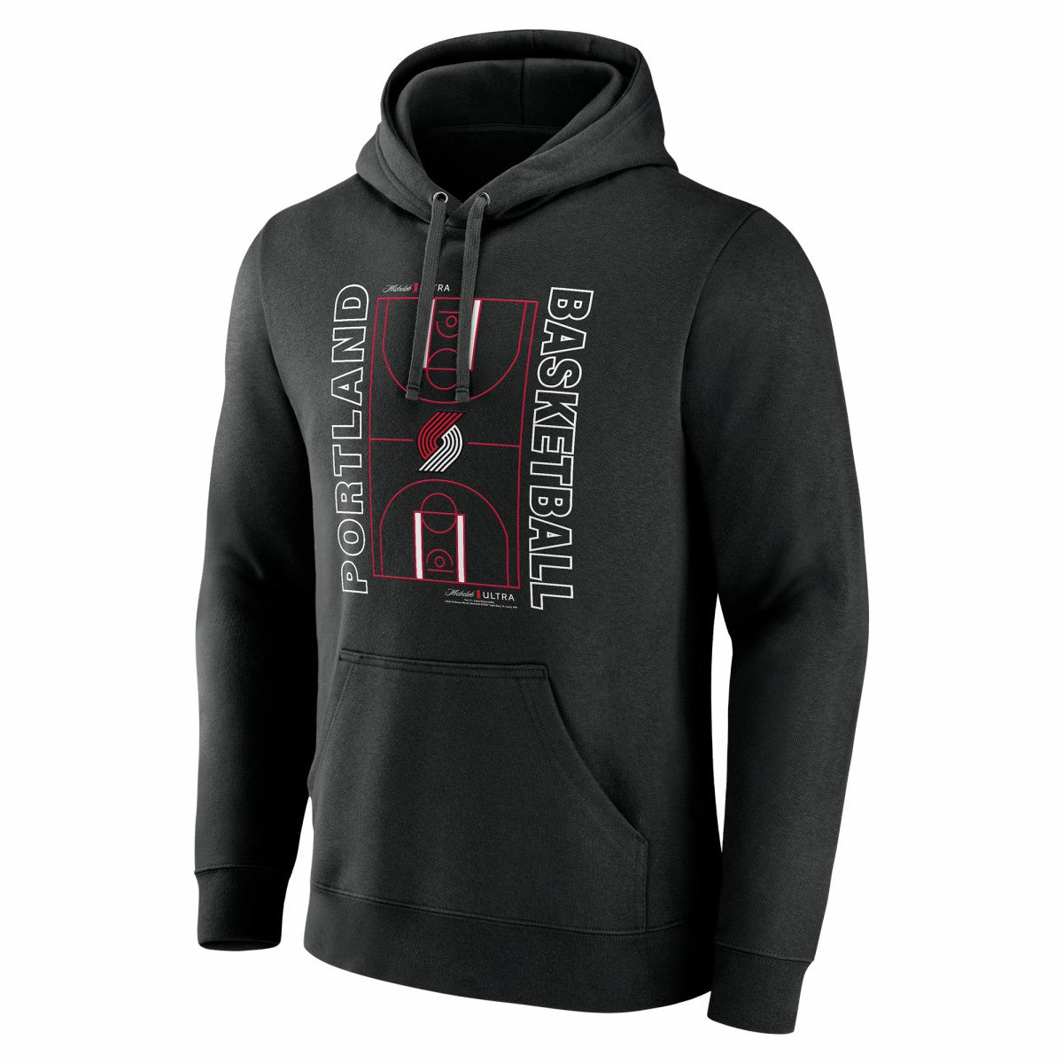NBA - Portland Trail Blazers Michelob Ultra Full Court Pullover Hoodie - Black