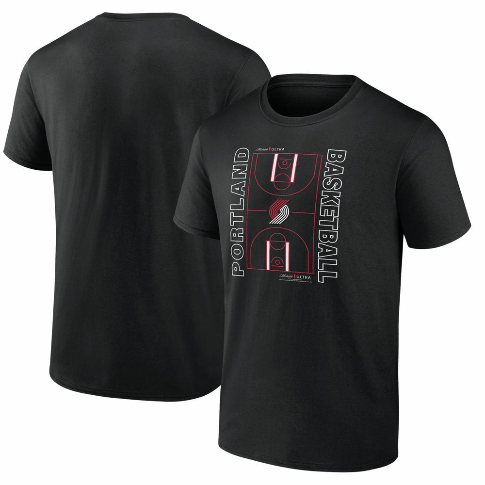 NBA - Portland Trail Blazers Michelob Ultra Full Court T-Shirt - Black