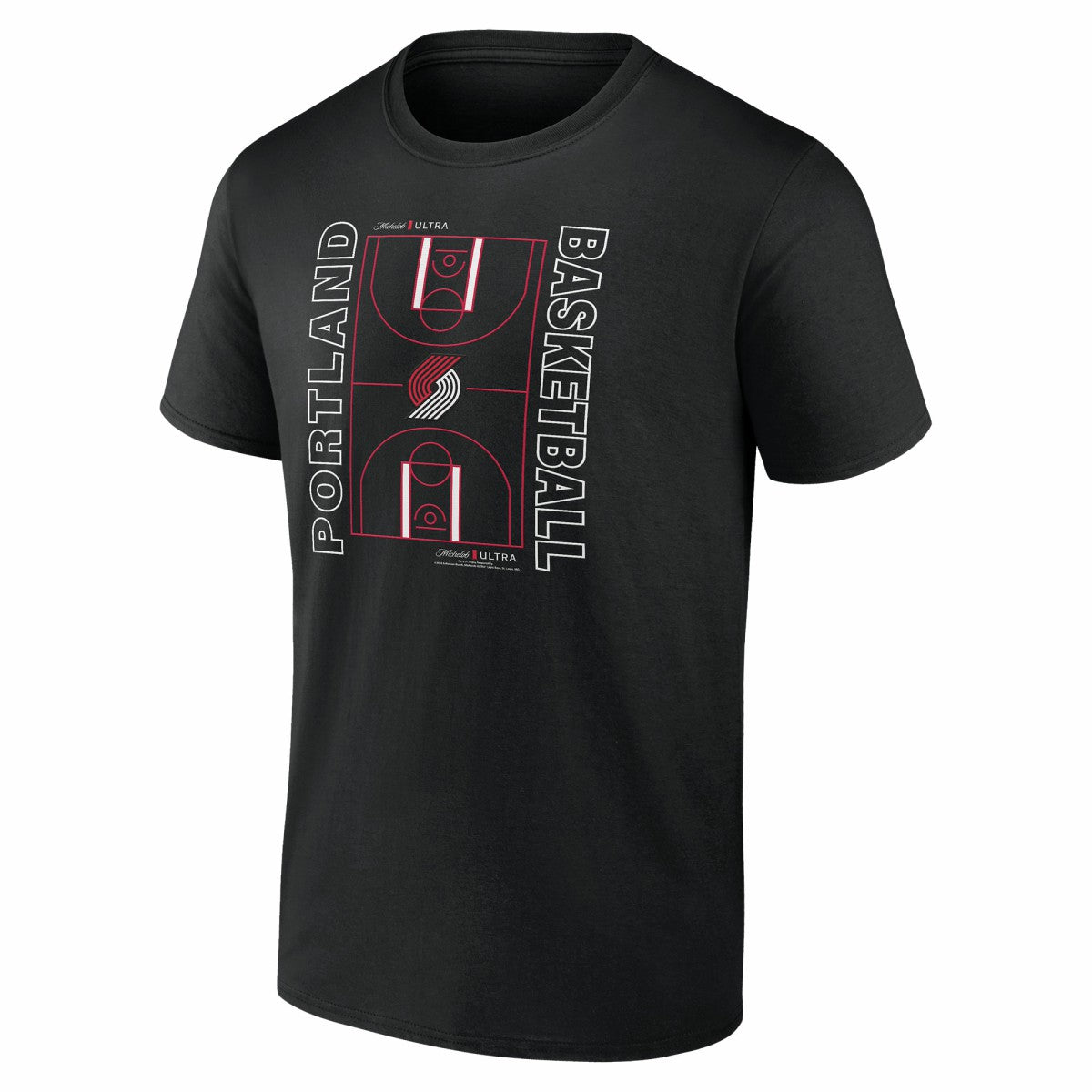 NBA - Portland Trail Blazers Michelob Ultra Full Court T-Shirt - Black