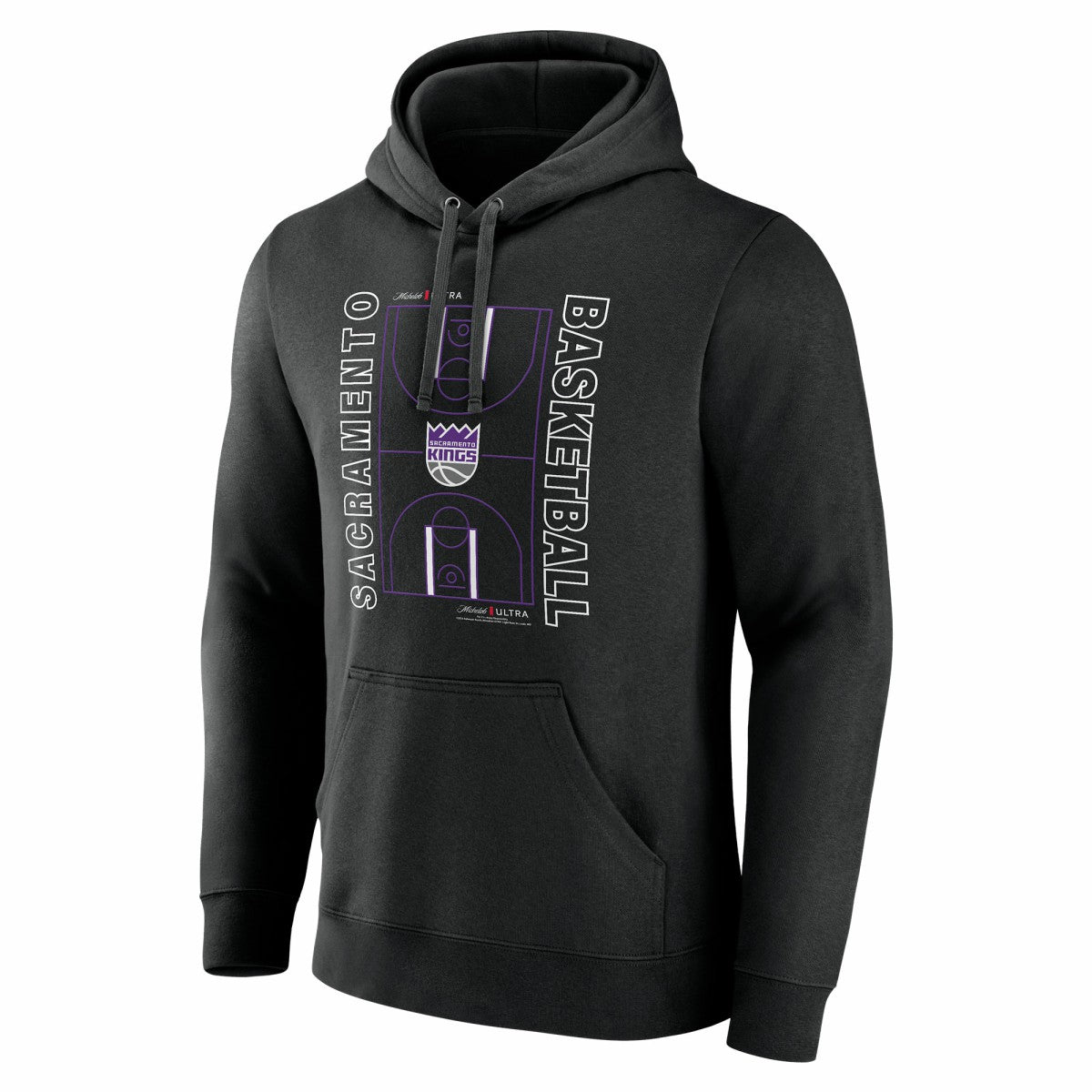NBA - Sacramento Kings Michelob Ultra Full Court Pullover Hoodie - Black