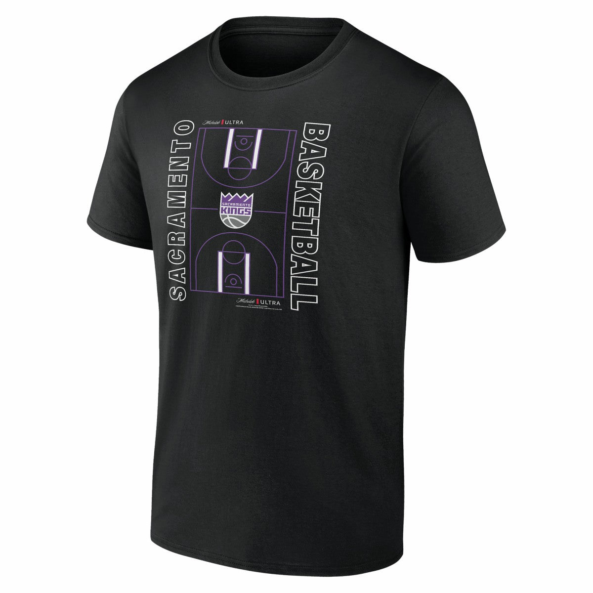 NBA - Sacramento Kings Michelob Ultra Full Court T-Shirt - Black