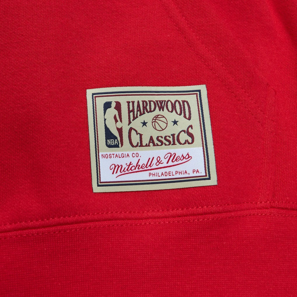 Mitchell & Ness - Chicago Bulls x Tats Cru Hardwood Classics Brick Pullover Hoodie - Red