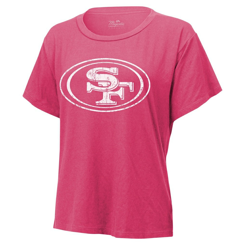 Brock Purdy San Francisco 49ers Majestic Threads Women's Name & Number T-Shirt Pink - NFL