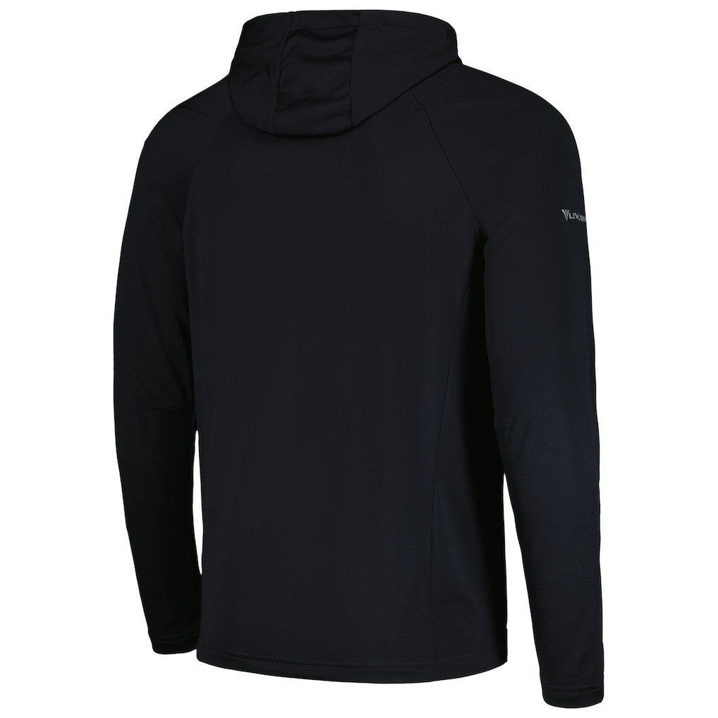 NBA - Brooklyn Nets Levelwear Zander Hoodie Raglan Quarter-Zip Top - Black