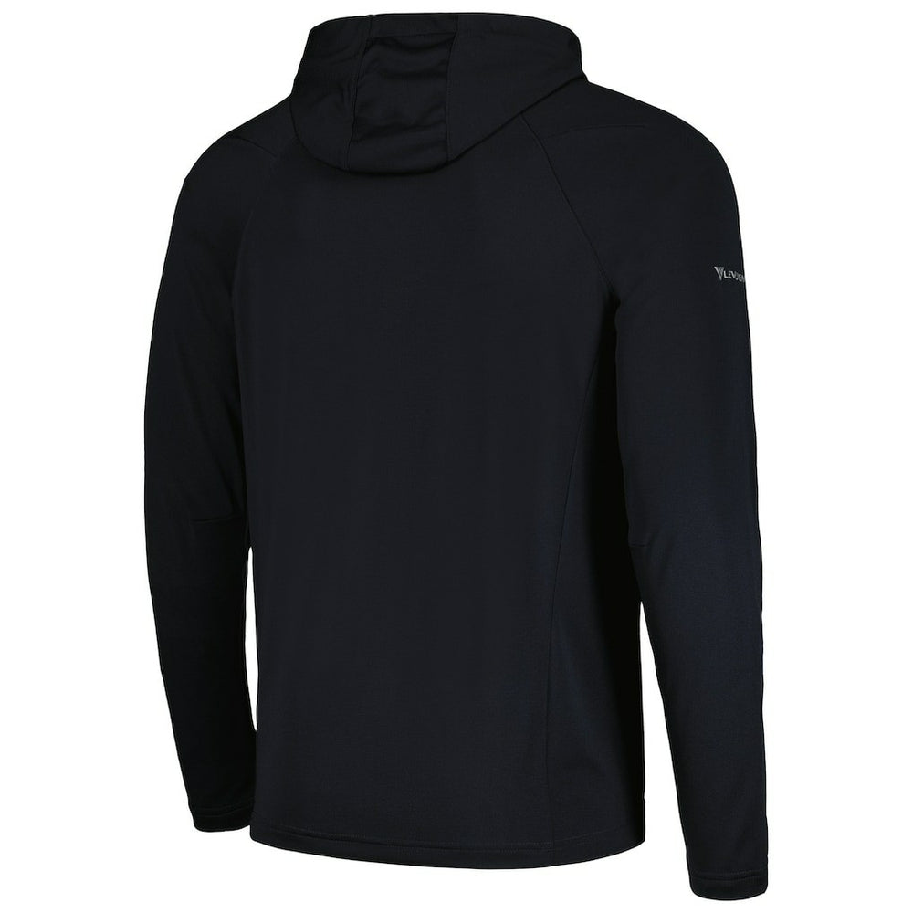 NBA - Brooklyn Nets Levelwear Zander Hoodie Raglan Quarter-Zip Top - Black