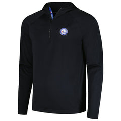 NBA - Philadelphia 76ers Levelwear Zander Hoodie Raglan Quarter-Zip Top - Black