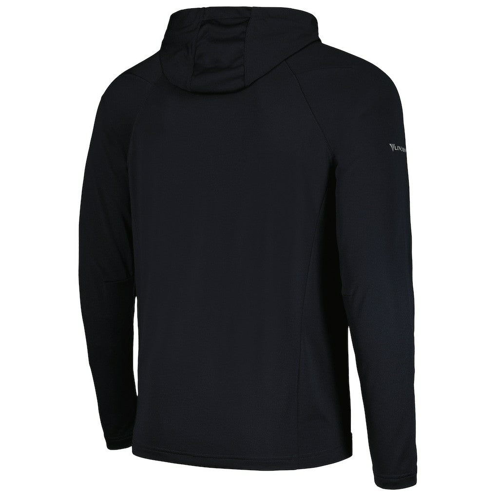 NBA - Philadelphia 76ers Levelwear Zander Hoodie Raglan Quarter-Zip Top - Black