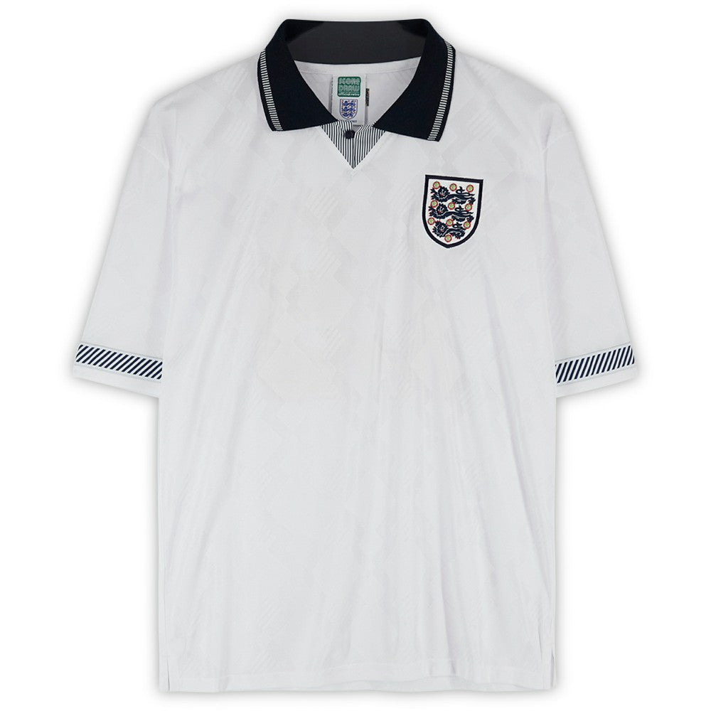 Fanatics Paul Gascoigne England National Team Autographed 1990 Home Jerseys