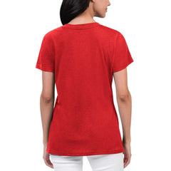 Washington Nationals G-III 4Her by Carl Banks Women's Key Move V-Neck T-Shirt Clearance