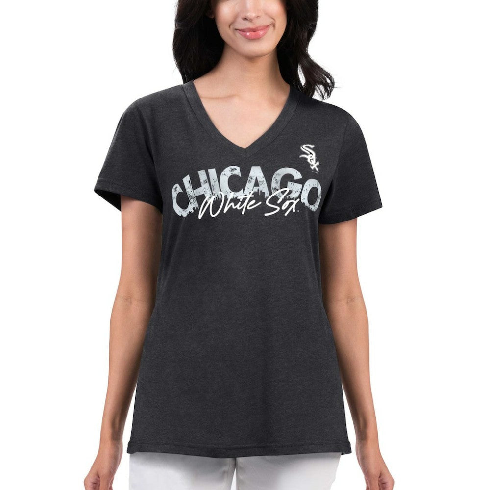 Chicago White Sox G-III 4Her by Carl Banks Women's Key Move V-Neck T-Shirt for sale