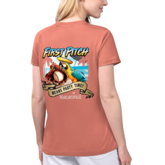 Los Angeles Angels Margaritaville Women's Game Time V-Neck T-Shirt Lifestyle