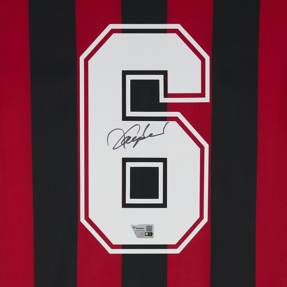 Fanatics Franco Baresi AC Milan Autographed 1988 Home Jerseys