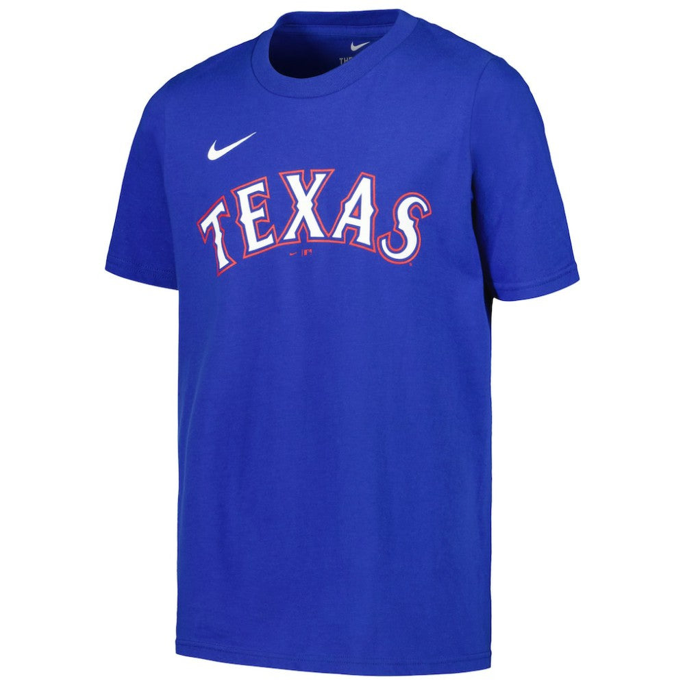 Leody Taveras Texas Rangers Nike Youth Name & Number T-Shirt On Sale