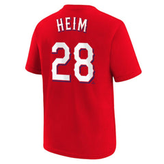 Jonah Heim Texas Rangers Nike Youth Name & Number T-Shirt Online