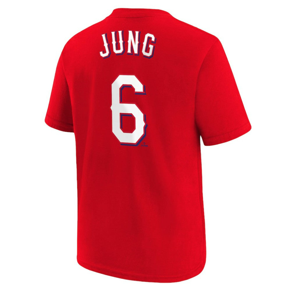 Josh Jung Texas Rangers Nike Youth Name & Number T-Shirt Sale