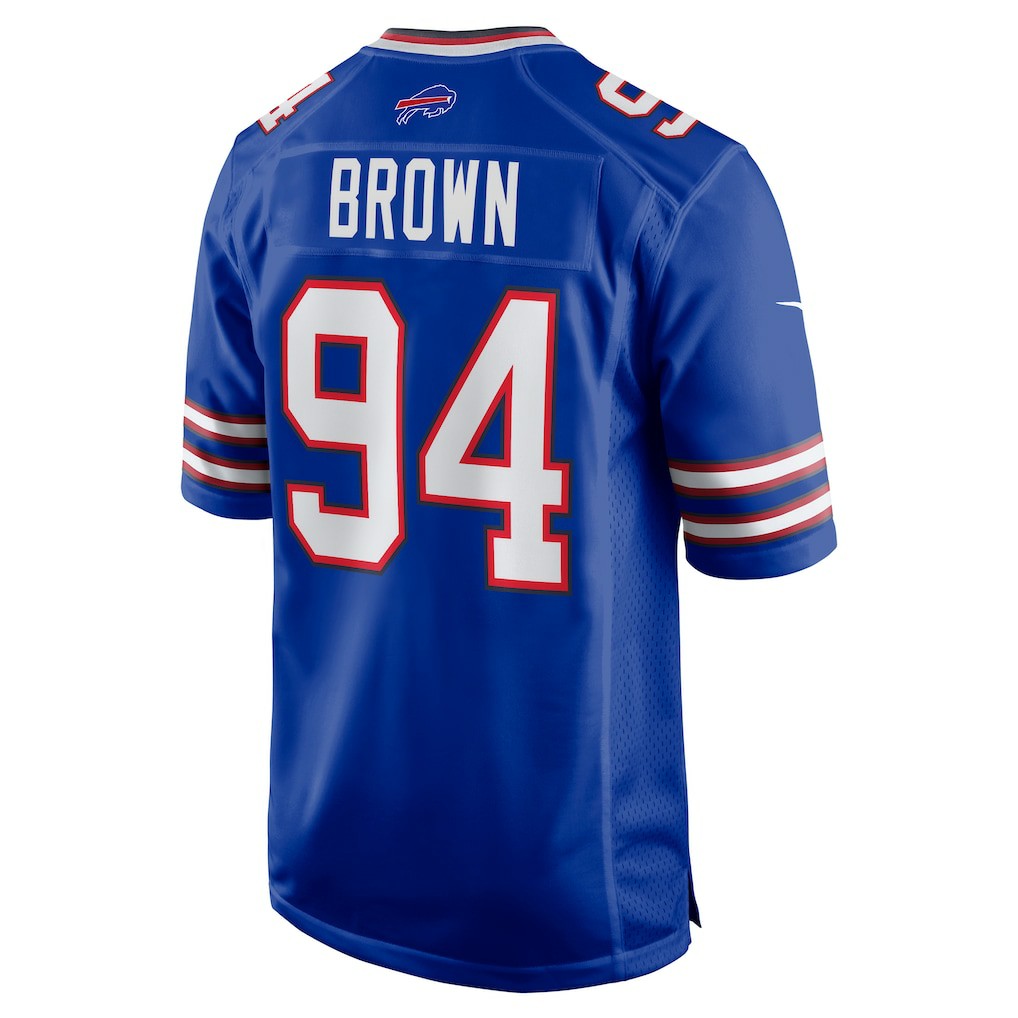 Andrew Brown Buffalo Bills Game Jersey Royal - Nike