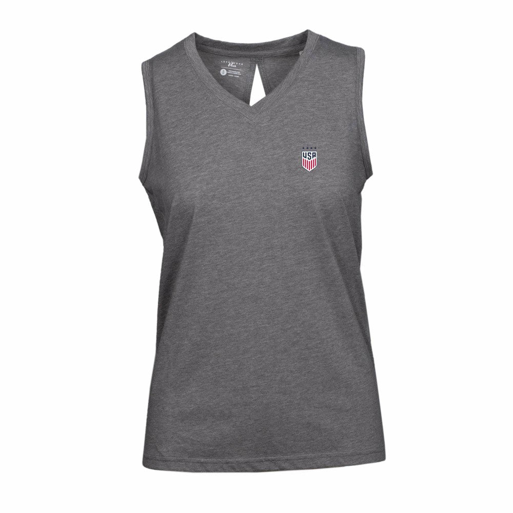 USWNT Levelwear Women's Paisley Tank Top - Gray
