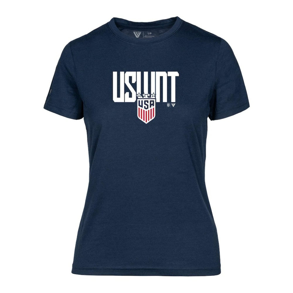 USWNT Levelwear Women's Maddox Elevate T-Shirts - Navy