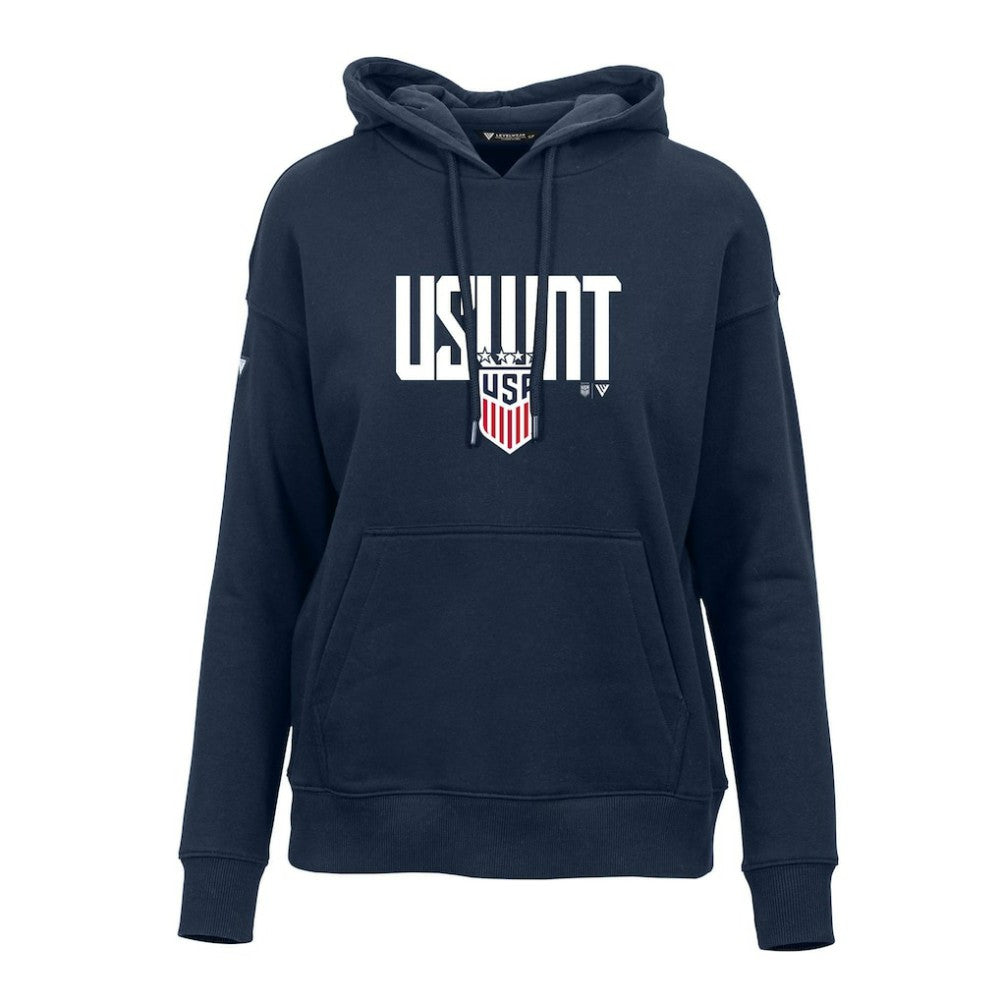 USWNT Levelwear Women's Adorn Mascot Pullover Hoodie - Navy