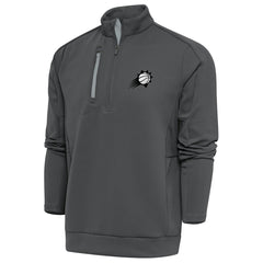 NBA - Phoenix Suns Antigua Metallic Logo Generation Quarter-Zip Top - Pewter
