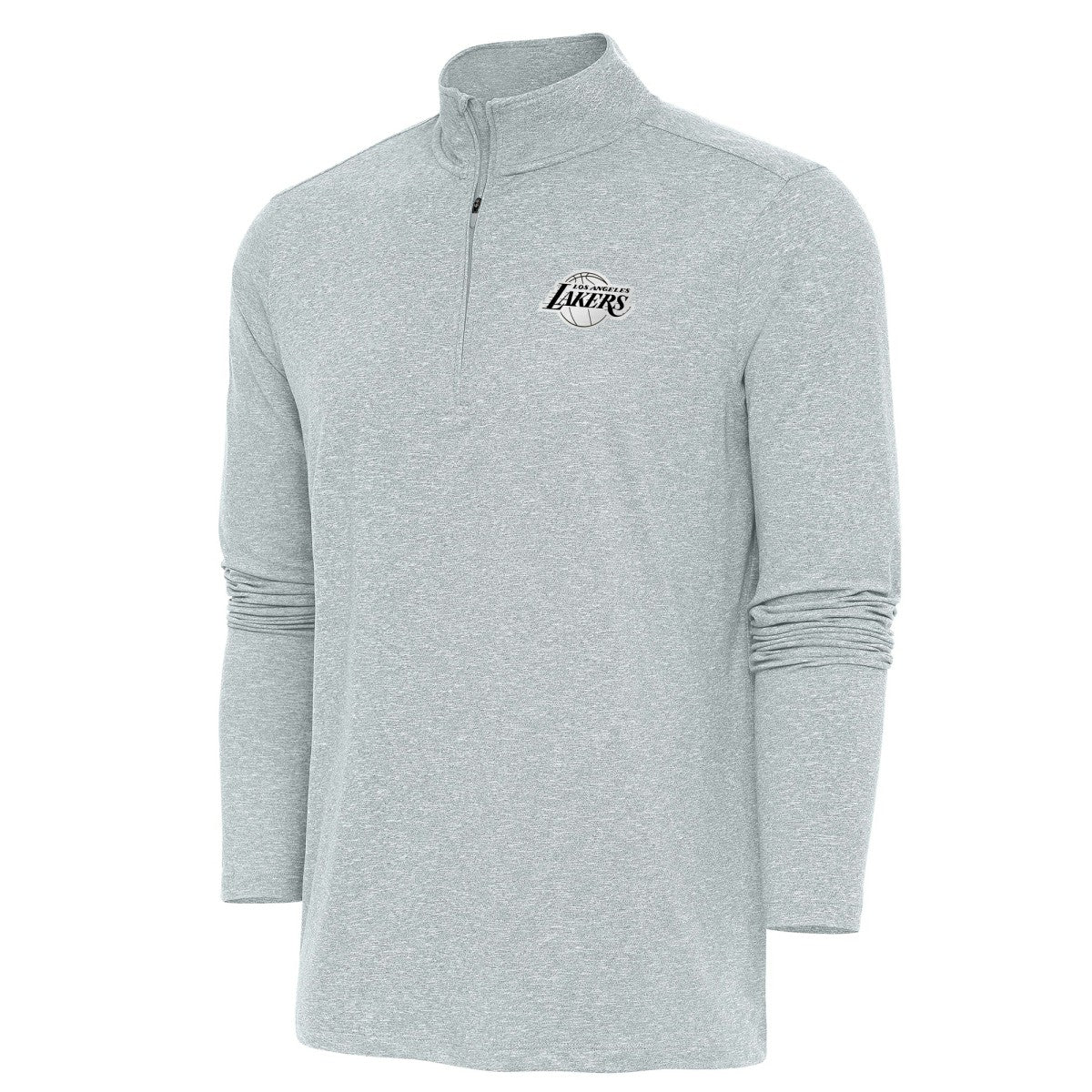 NBA - Los Angeles Lakers Antigua Hunk Quarter-Zip Top - Heather Gray