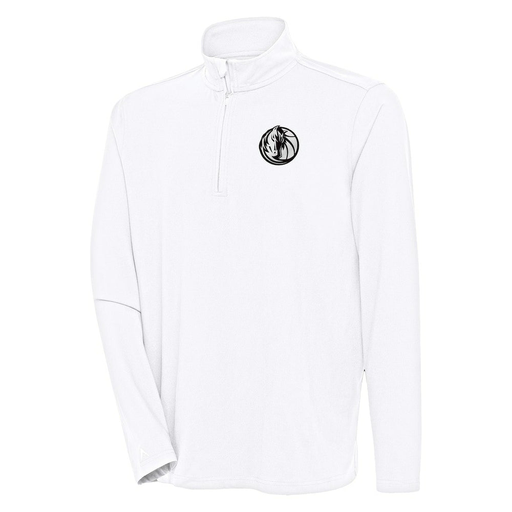 NBA - Dallas Mavericks Antigua Hunk Quarter-Zip Top - White
