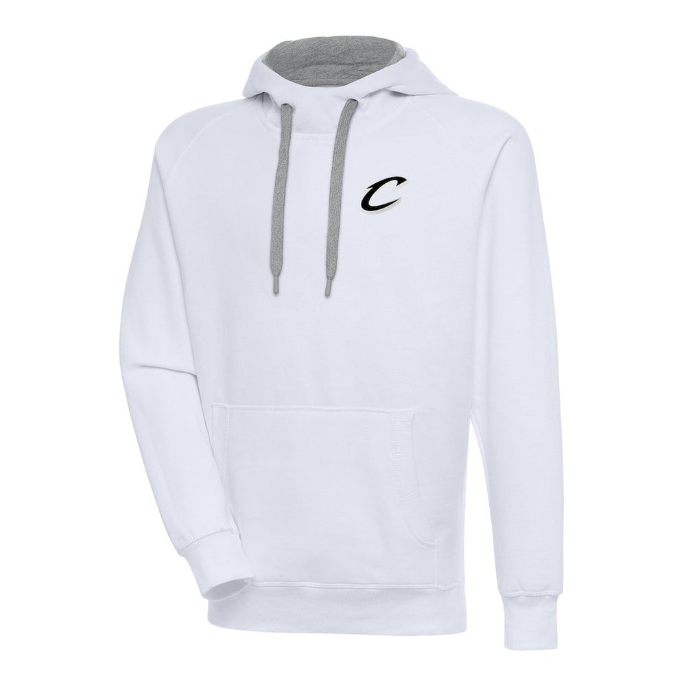 NBA - Cleveland Cavaliers Antigua Metallic Logo Victory Raglan Pullover Hoodie - White
