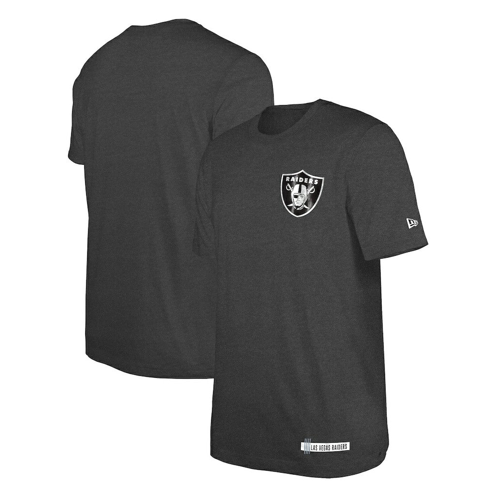 Las Vegas Raiders New Era 2024 NFL Training Camp T-Shirt Heather Black - NFL