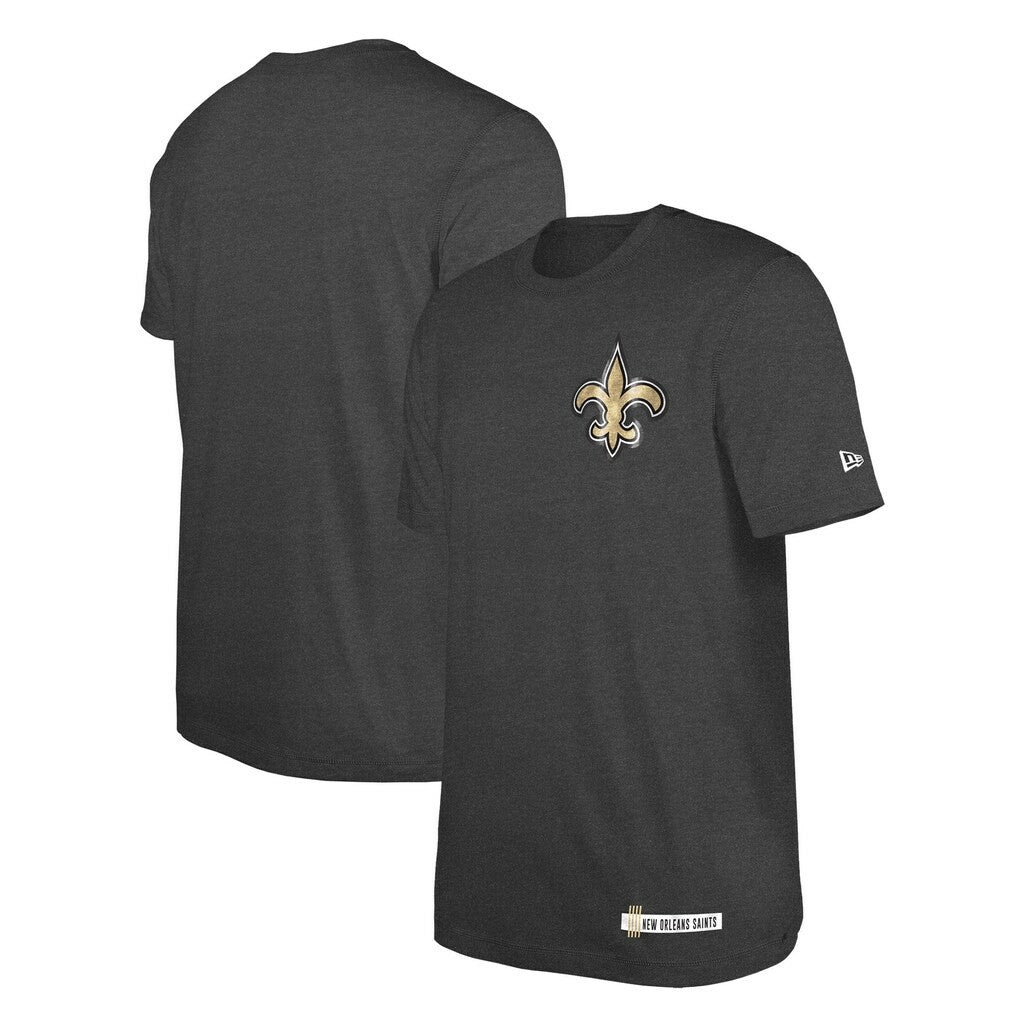 New Orleans Saints New Era 2024 NFL Training Camp T-Shirt Heather Black - NFL