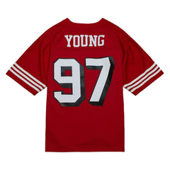 Bryant Young San Francisco 49ers Legacy Replica Jersey Scarlet - Mitchell & Ness