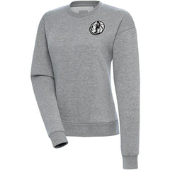 NBA - Dallas Mavericks Antigua Women's Brushed Metallic Victory Pullover Sweatshirt - Heather Gray