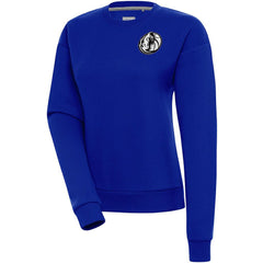 NBA - Dallas Mavericks Antigua Women's Brushed Metallic Victory Pullover Sweatshirt - Blue