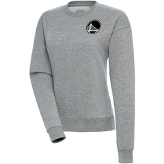 NBA - Golden State Warriors Antigua Women's Brushed Metallic Victory Pullover Sweatshirt - Heather Gray