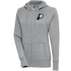 NBA - Indiana Pacers Antigua Women's Brushed Metallic Victory Full-Zip Hoodie - Heather Gray