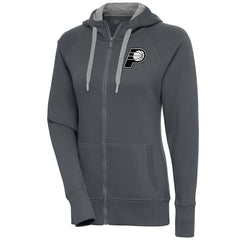 NBA - Indiana Pacers Antigua Women's Brushed Metallic Victory Full-Zip Hoodie - Charcoal