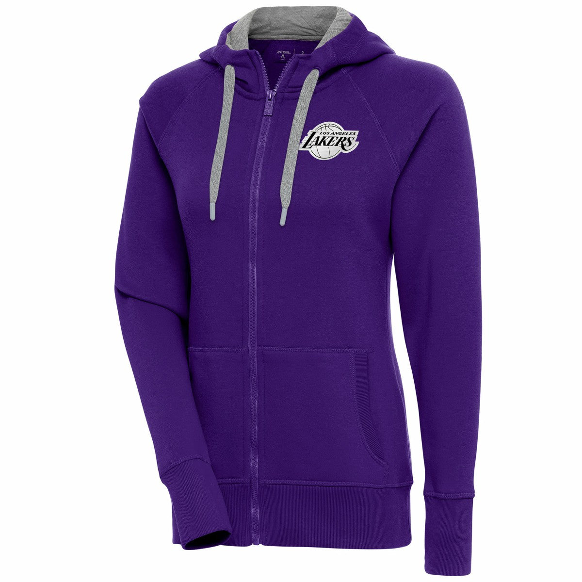 NBA - Los Angeles Lakers Antigua Women's Brushed Metallic Victory Full-Zip Hoodie - Purple