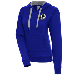 NBA - Dallas Mavericks Antigua Women's Brushed Metallic Victory Pullover Hoodie - Blue