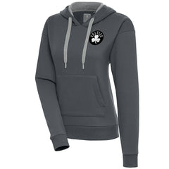 NBA - Boston Celtics Antigua Women's Brushed Metallic Victory Pullover Hoodie - Charcoal
