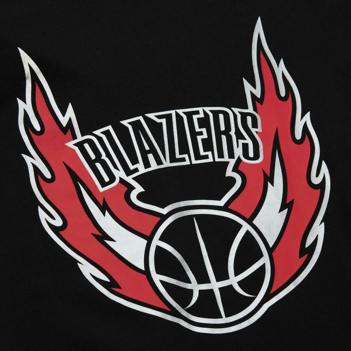 Mitchell & Ness - Portland Trail Blazers Hardwood Classics There and Back Pullover Sweatshirt - Black